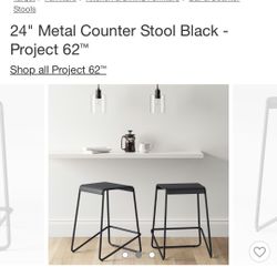 Set Of 24’’ Metal Counter Stools $20 OBO