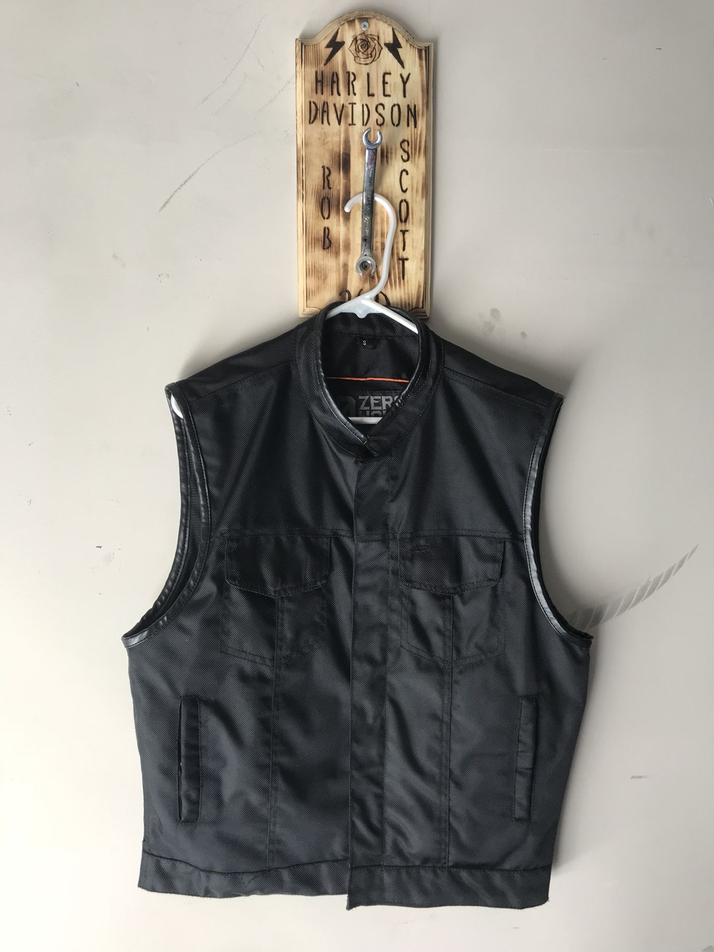 Tactical material motorcycle vest XS