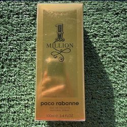 1 Million Eau de Toilette 100 ml (3.4 oz) - Brand New Cologne for Men