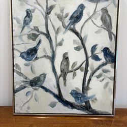 "Morning Song II" by Nan Framed Canvas Print 23x29