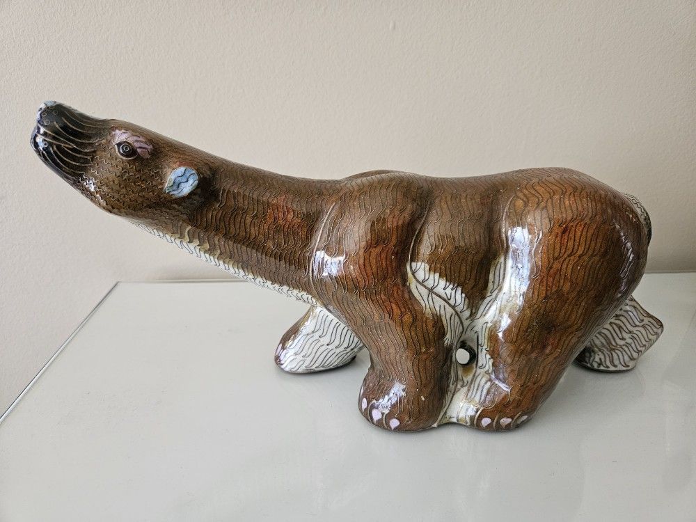 Ceramic Bear Figurine