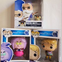 Funko Pop Disney The Sword in the Stone Set