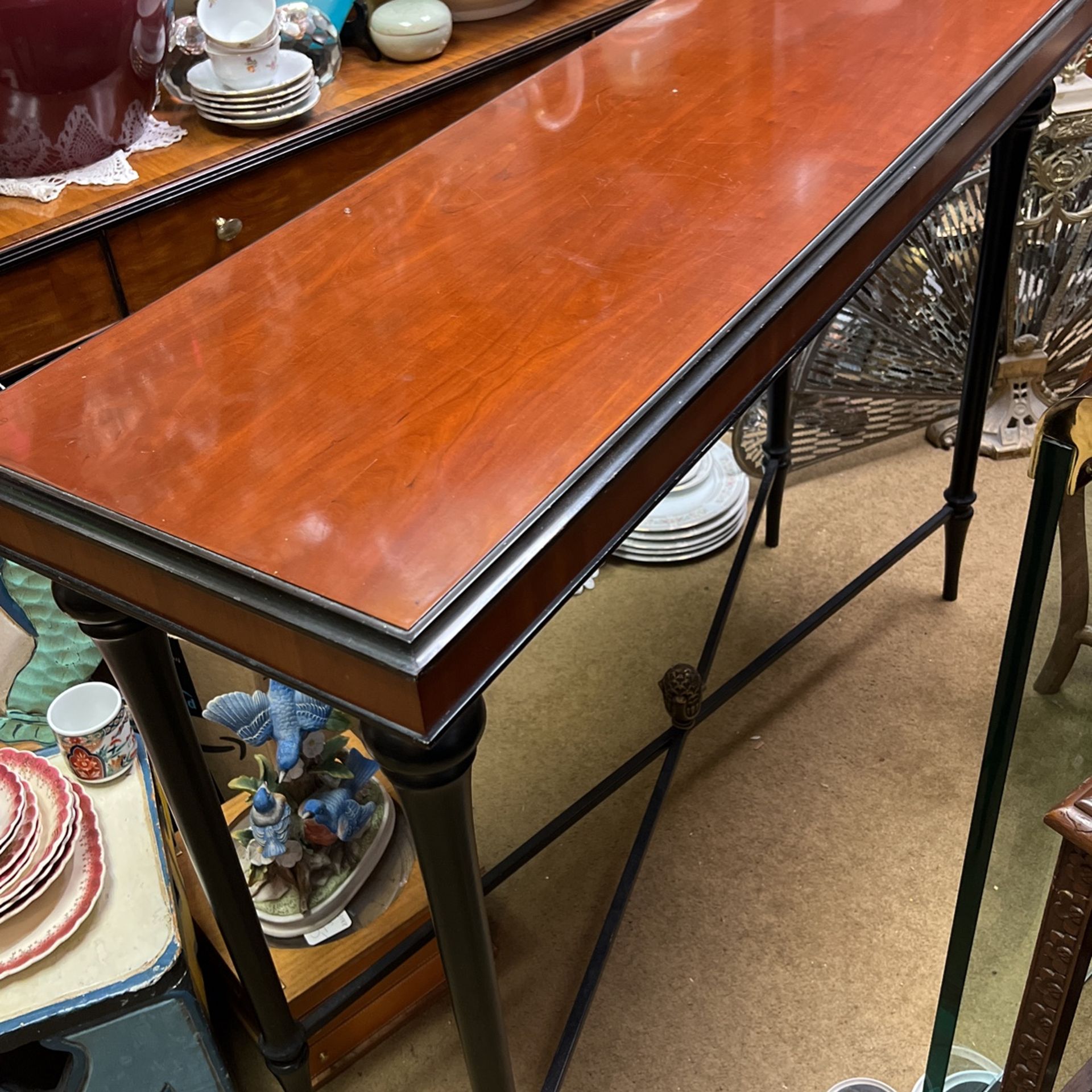 Long Mahogany Table
