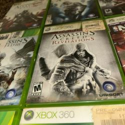 Xbox 1 And 360 Games 