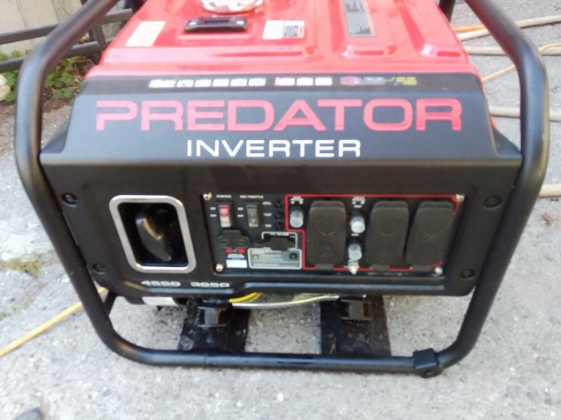 Preditor Inverter 4550max  3650running Generator