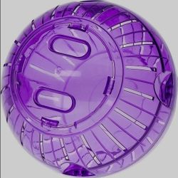 Kaytee 7" Assorted Color Run-About Exercise Ball for Pet Hamsters & Gerbils