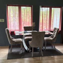 Glass Dining Room Table 