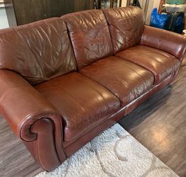Leather couch