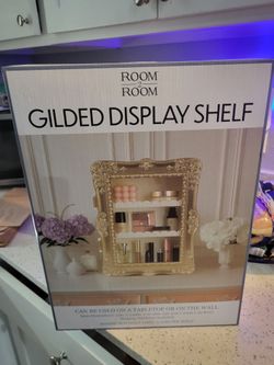 Gilded Display Shelf