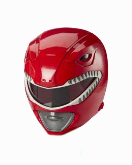 Power Rangers Red Ranger Helmet For Halloween Costume