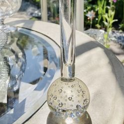 Bubble Glass Bud Vase Beautiful!