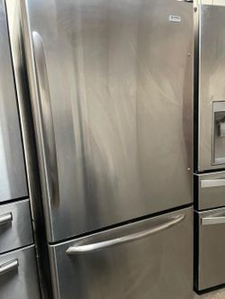 Kenmore Bottom Freezer Stainless Refrigerator Fridge
