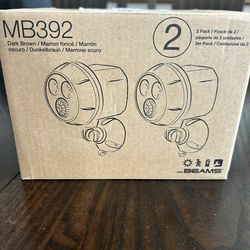 Mr Beams 2 pack MB390-BRN-01-13 LED Spotlight Motion Sensor
