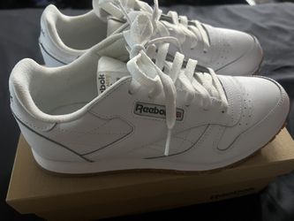 Reebok Classic Leather White With Gum Bottom 