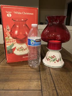 Vintage- Hurricane Lamp