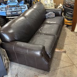 Leather couch