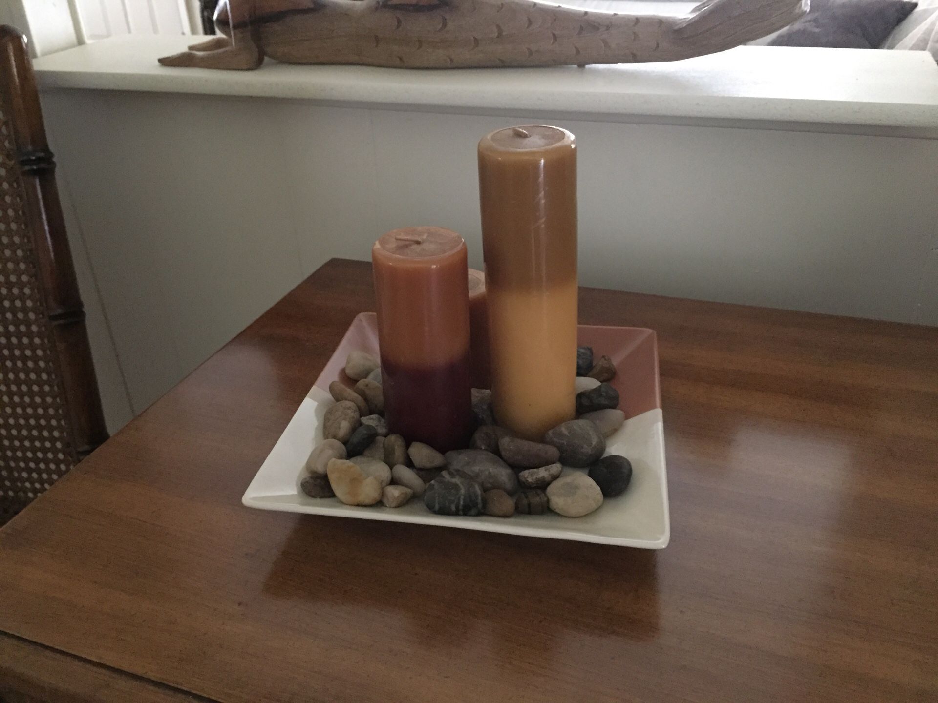 Candle and Rock set