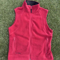 Vintage Columbia Vest Red Womens Medium