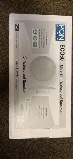 PQN eco50 ultra slim waterproof sperakers
