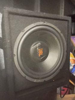 JBL Subwoofer in Enclosure Box