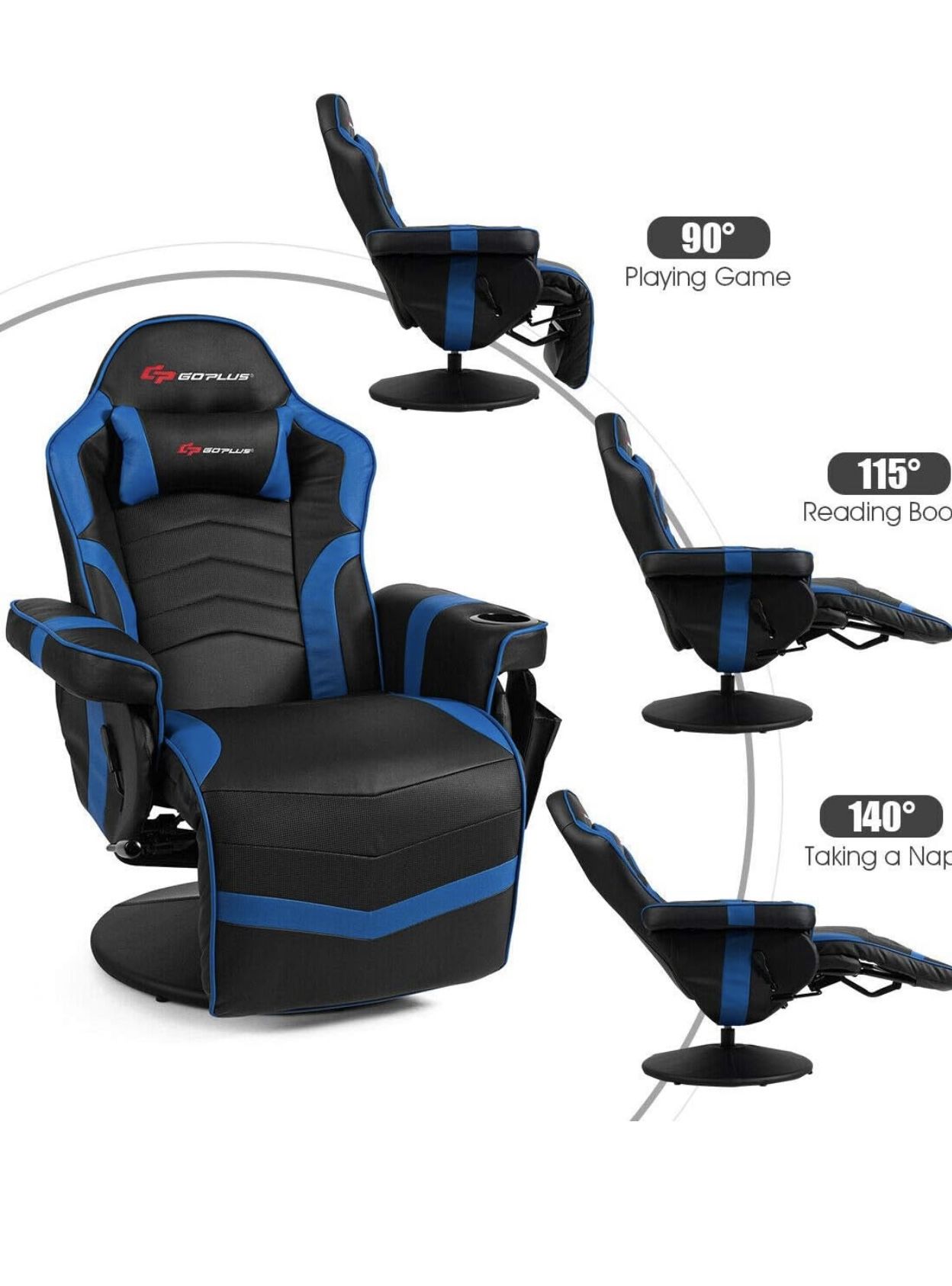 Game Chair Recliner Massage Modes