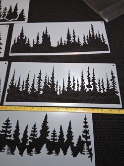 Forest stencils -  $2 each.