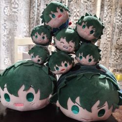 My hero academia Deku Mochi plush collection