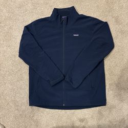 Navy Patagonia Soft-Shell Jacket