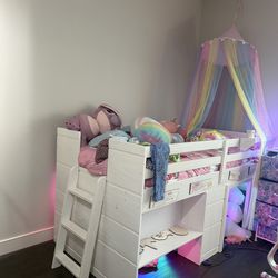 Kids Twin Loft Bed