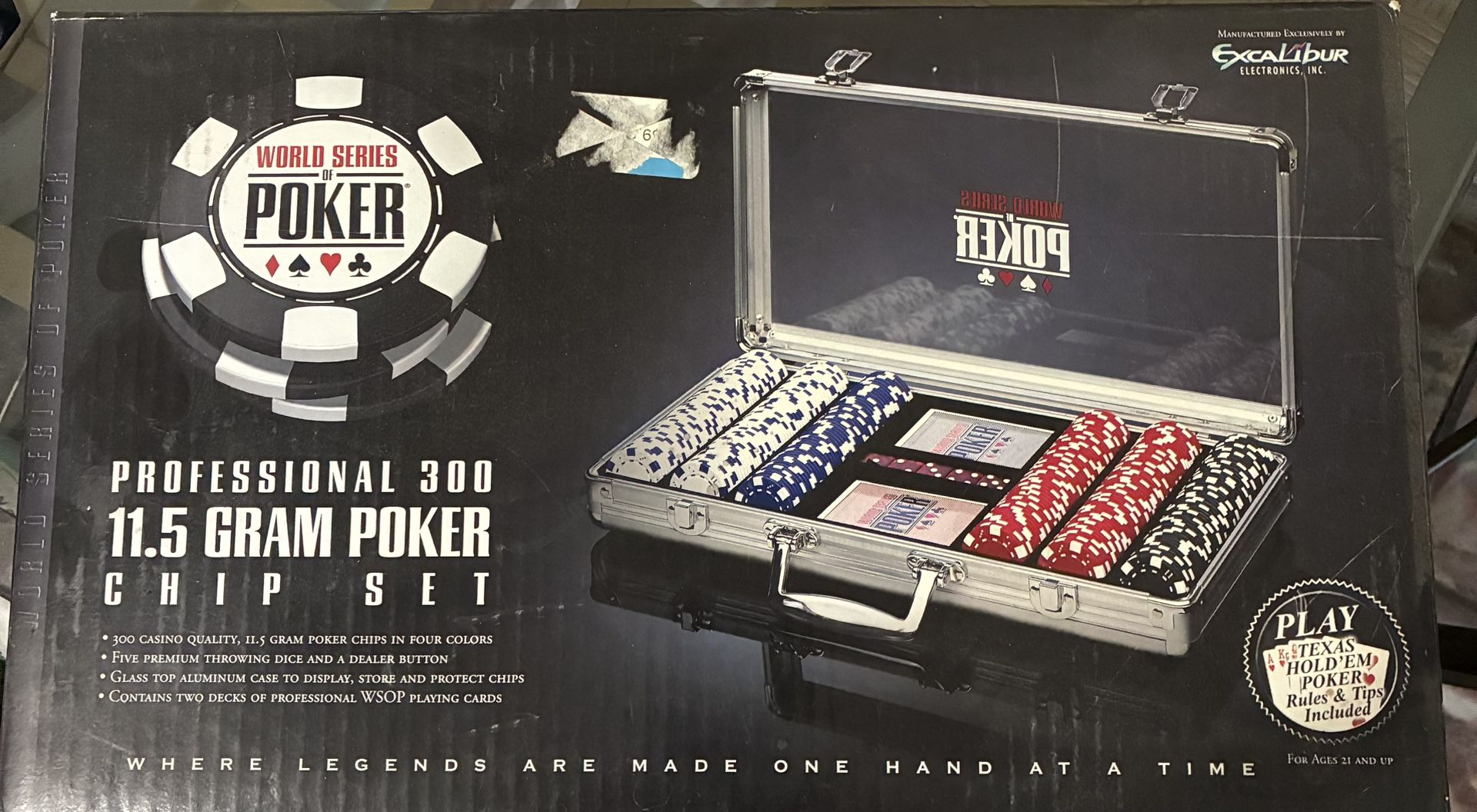 WSP Pro 300 11.5 Gram Poker Chip Set