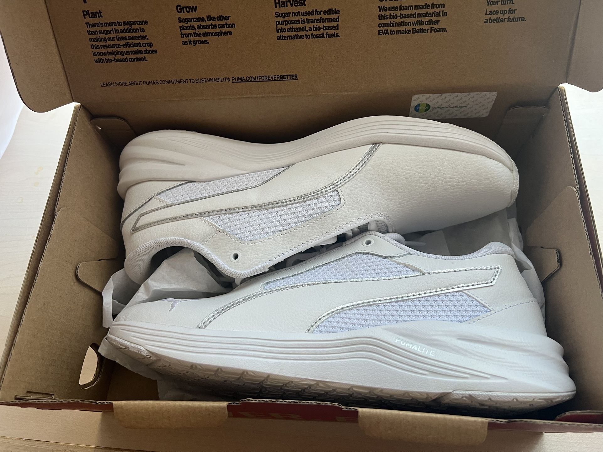 Puma Prowl Ella Lite White Sneakers