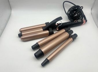 SB2 by Sutra Interchangeable Hair Curling Set Rose Gold.