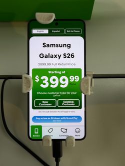Samsung Galaxy S26 at Cricket