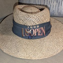 VTG Pinehurst No. 2 1999 US Open Golf Imperial Wide Brim Straw Hat Cap Size S/M