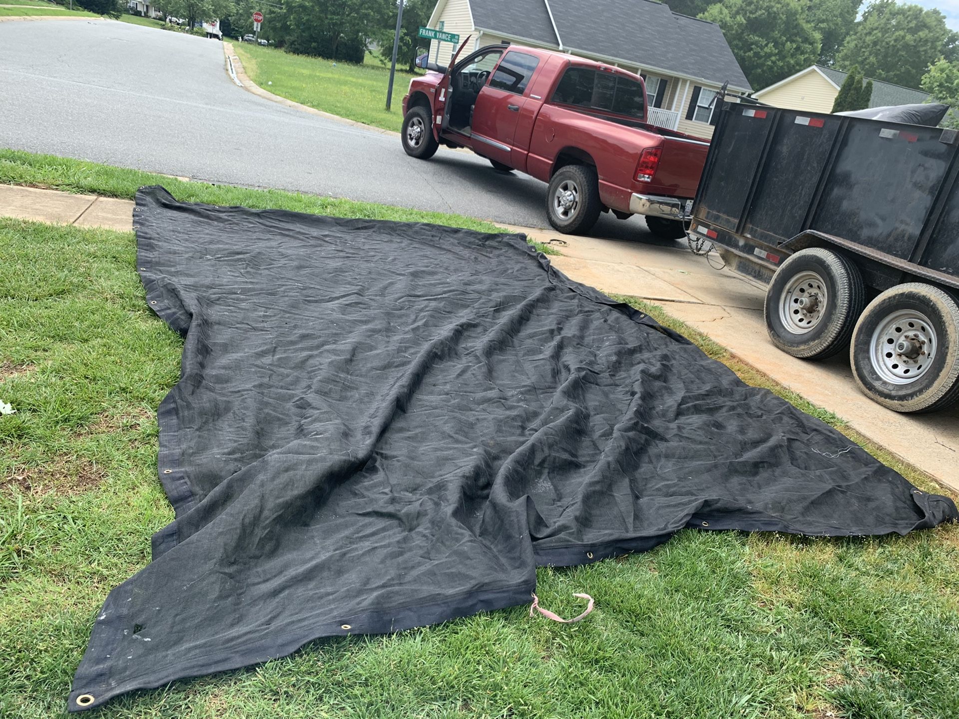 Tarp for trailer 14x8