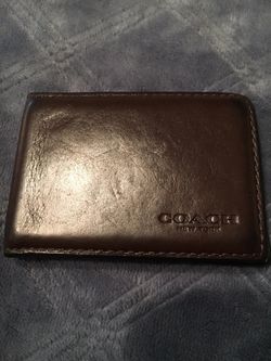 Coach wallet holder