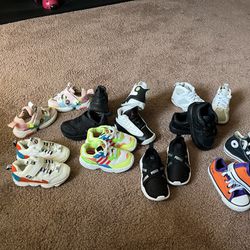 Little Kids Size 7 No boxes..Jordan’s, Nike's, Adidas’s, Pumas, Converse,Black Air Force 1s  $50, $45, $35 (Some 2/ $80  2 for $100.00(Sold 2 Jordan's