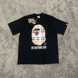 Black Burberry Bape Shirt 