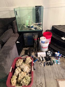 90 fish tank predrilled