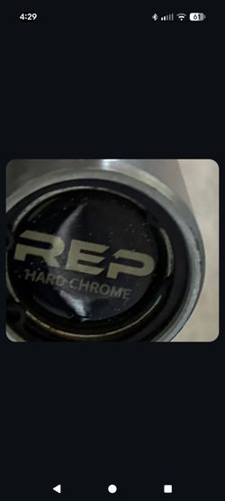 REP Fitness Rackable Curl Bar – Hard Chrome (Olympic EZ Curl)