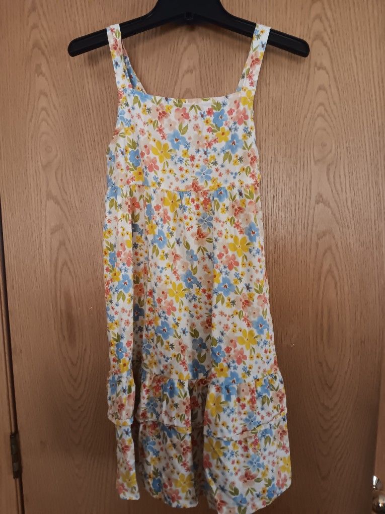 Girls Size Large,  Old Navy Floral Sundress 