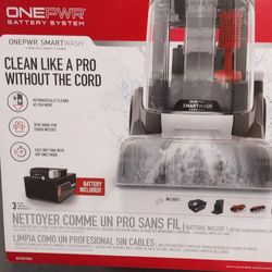 Brand New HOOVER ONEPWR SmartWash Automatic Cordless Upright Carpet Cleaner Machine