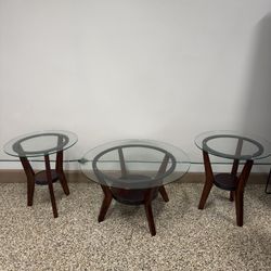 Coffee Table W/2 Matching End Tables 
