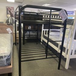 New Metal Bunk Bed Twin/ Twin 