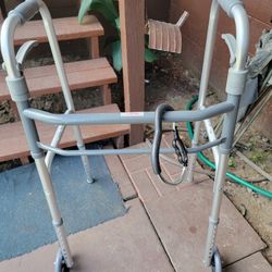 Drive Adult Medical Two Button Walker With Wheels