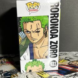 Roronoa Zoro Funko 923 With Custom Box Art 
