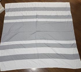 🚿 Madison Park Gray & White Striped Shower Curtain – Modern Style