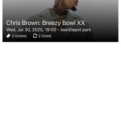 Chris Brown Tickets 