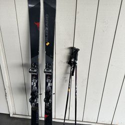 Blizzard 173 skiis and Scott Poles