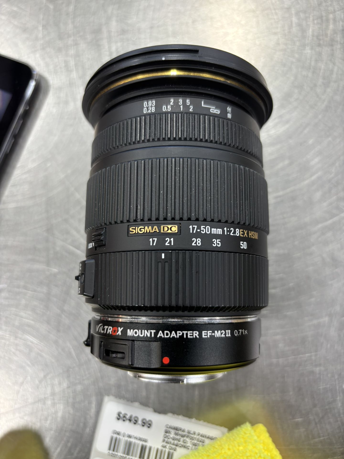 Sigma Lens 17-50mm F/2.8 
